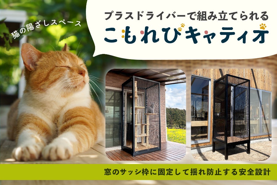 こもれびキャティオ」：あなたの手で作る、猫の陽ざしスペース