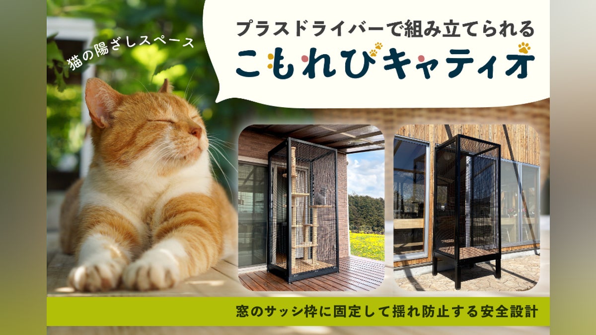 こもれびキャティオ」:あなたの手で作る、猫の陽ざしスペース こもれびキャティオ」:あなたの手で作る、猫の陽ざしスペース
