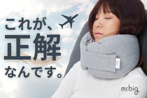 【理学療法士】睡眠のプロが考え抜いたモチモチ感触ネックピロー。移動を楽に快眠へ