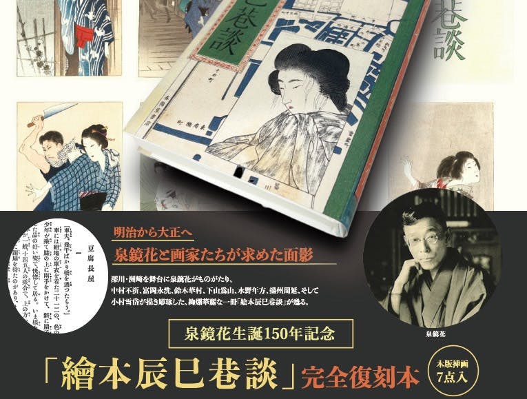 泉鏡花生誕150年記念として『繪本辰巳巷談』を菊判で限定復刻！ - CAMPFIRE (キャンプファイヤー)