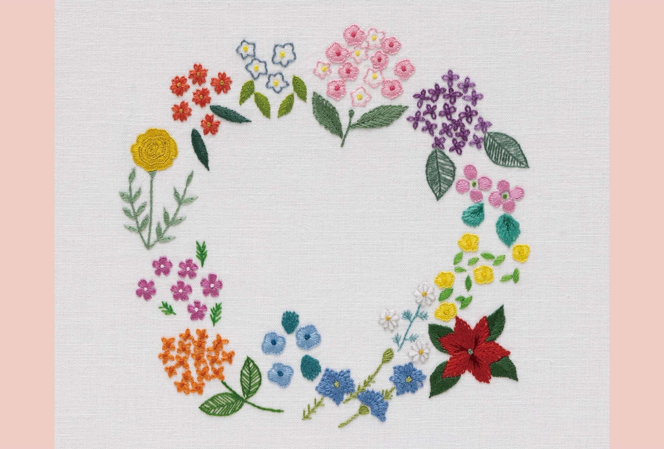 総刺繍の掛け軸 戸塚刺繍 刺繍がもっと楽しくなる「戸塚刺しゅう 総刺繍の掛け軸 戸塚刺繍 刺繍がもっと楽しくなる「戸塚刺しゅう
