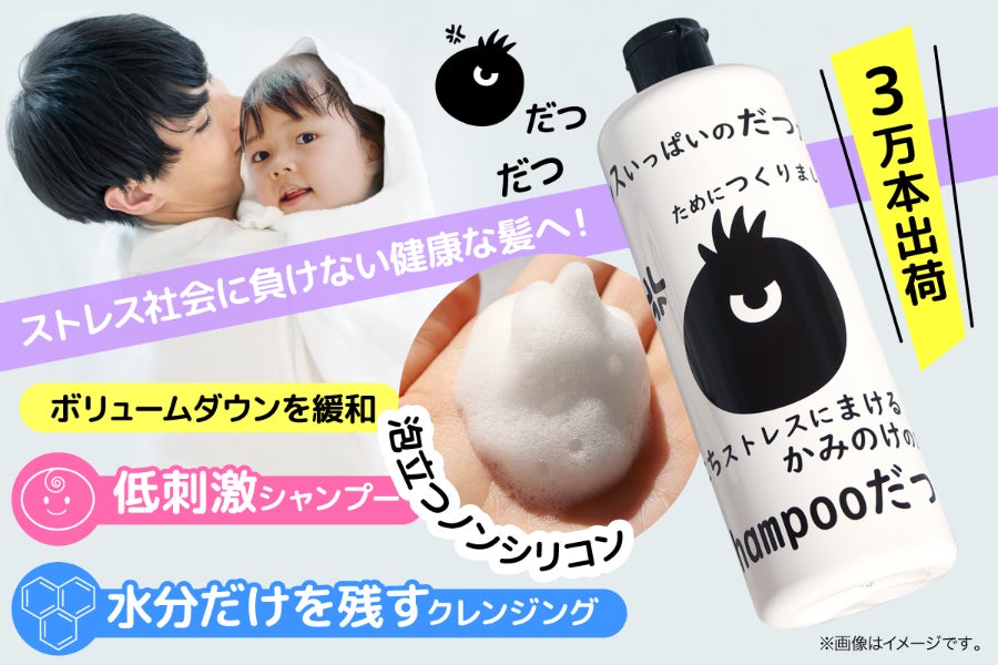 新たなクレンジング／ストレスで傷んだ髪を優しくケアするシャンプーを
