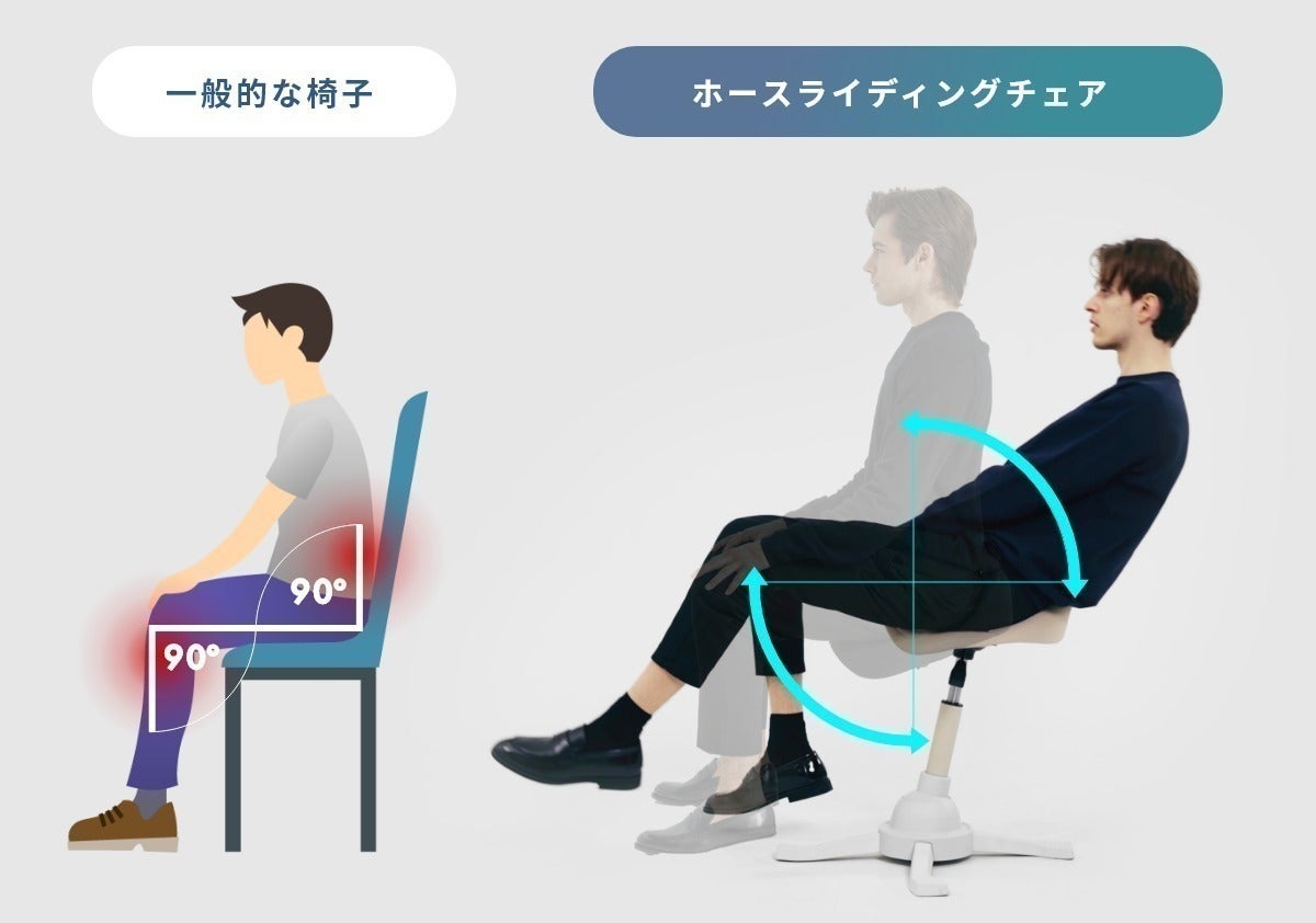 AZAYAKA JAPAN ホースライディングチェア ブラック ｜CHAIR MEISTER 