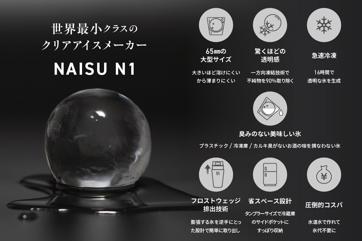 ステンレス製　氷　NAISU N1 Amazon.com: NAISU 2.5