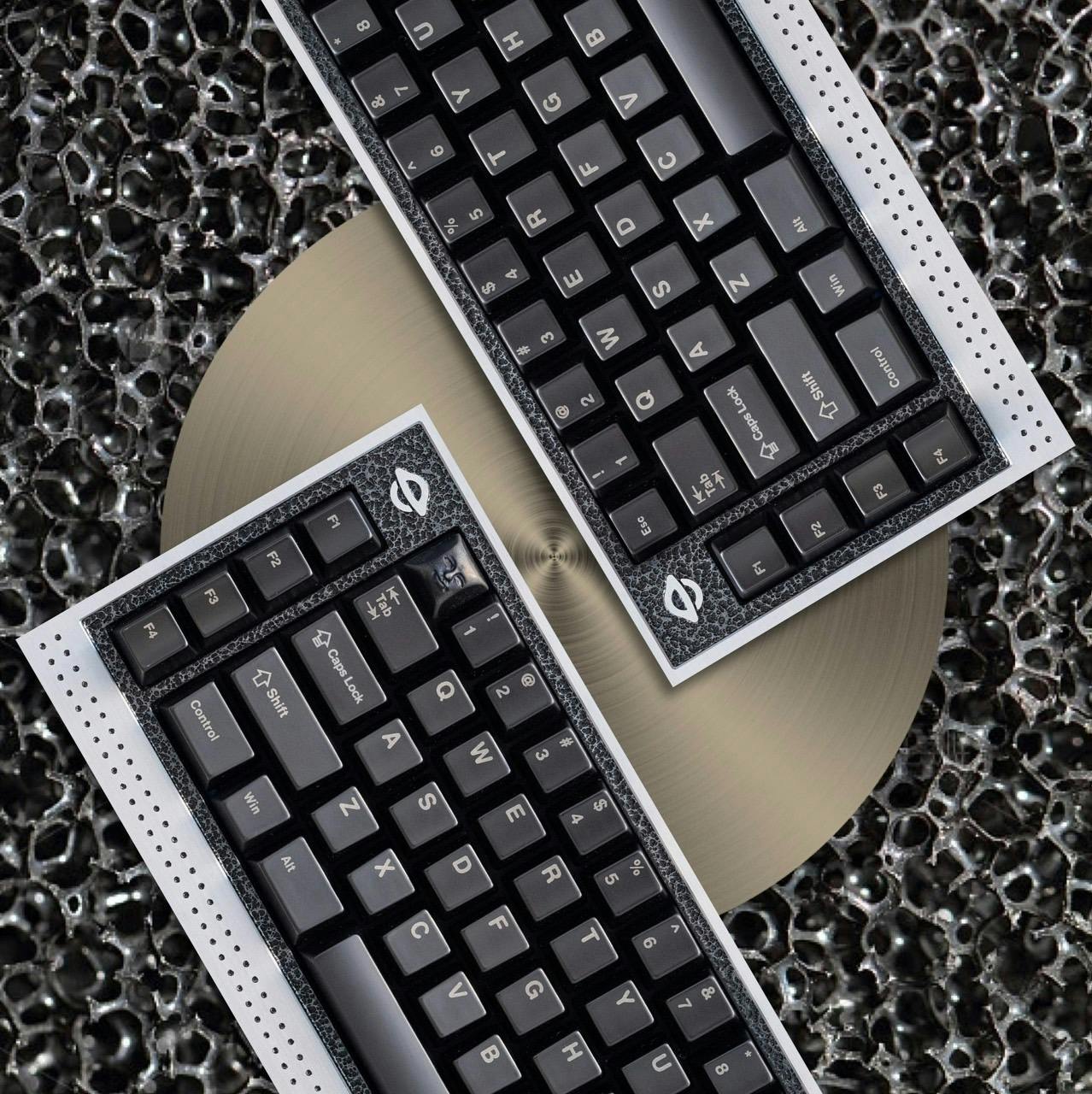 awekeys フルメタルキーキャップセット(チタニウムカラー)