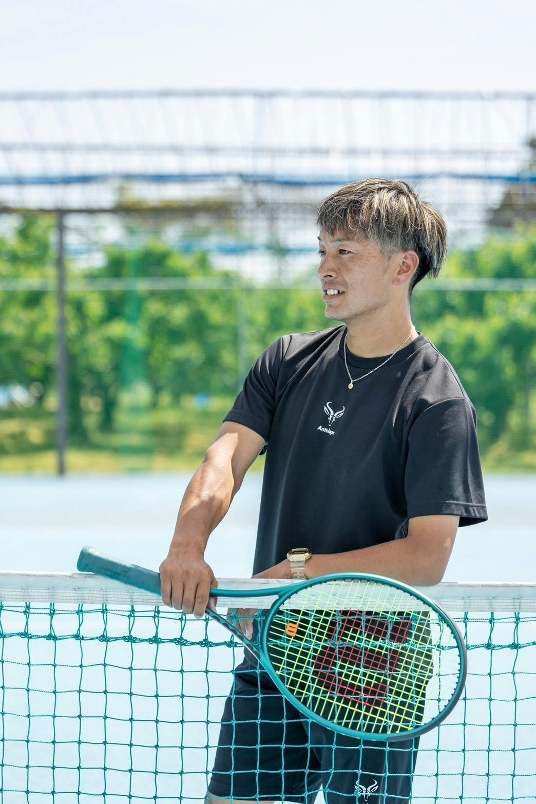 好きに On Mサイズ（テニス インディゴ ホワイト テニスウェア Court-T ウェア