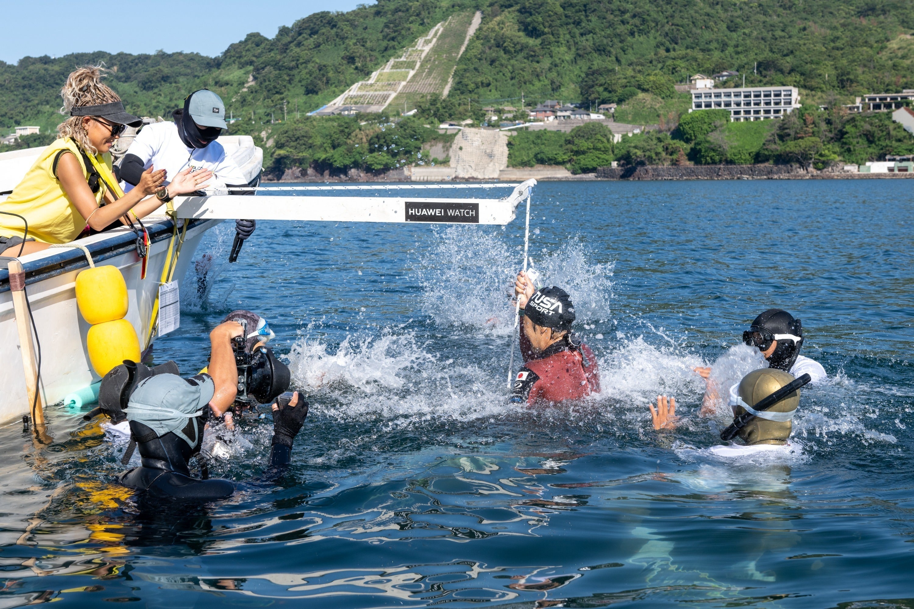 日本で一番深いフリーダイビング競技環境を鹿児島錦江湾に 