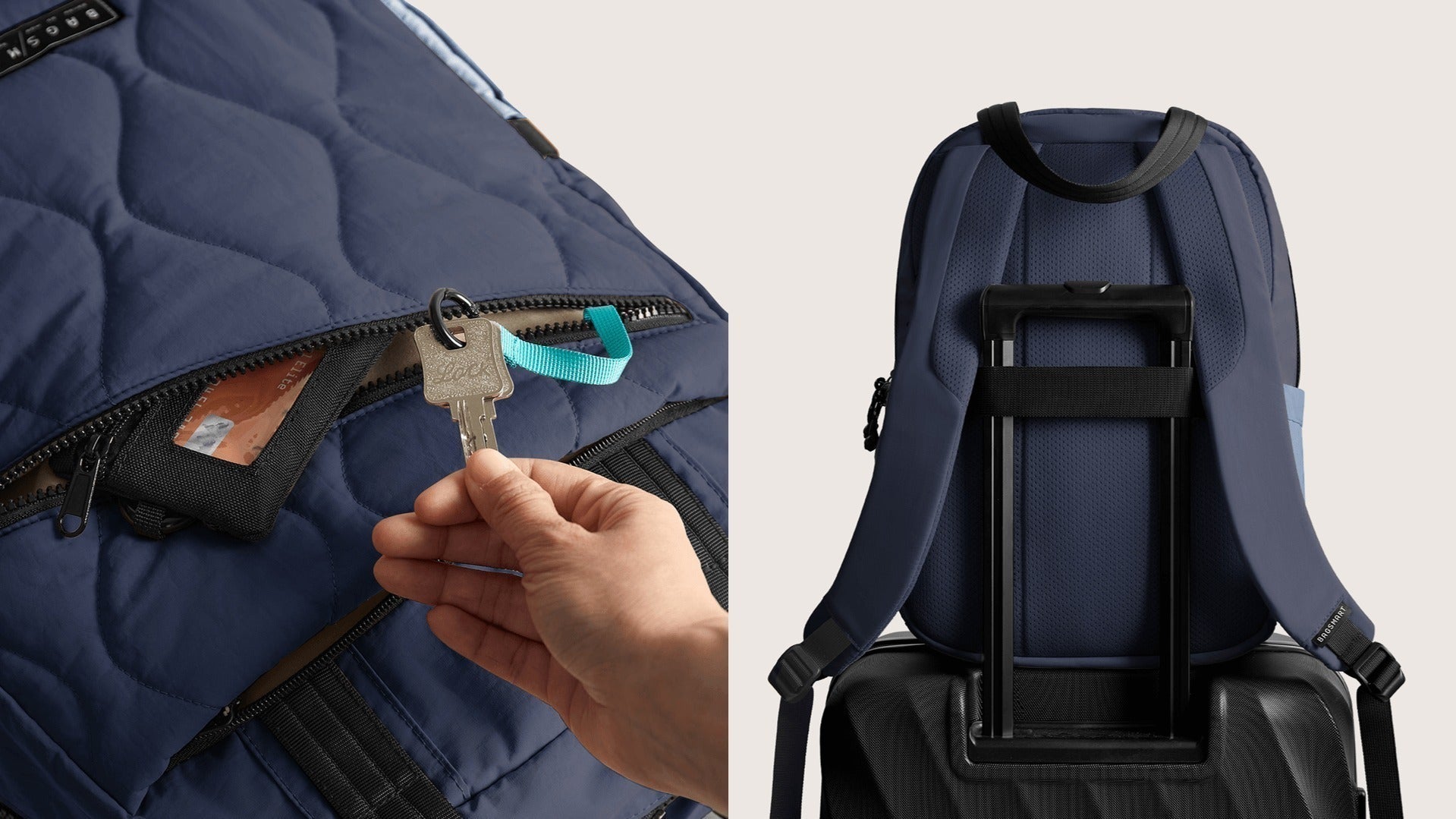 makuake BAGS MART バックパック ブラック/ブルー 米国大手ブランド発 