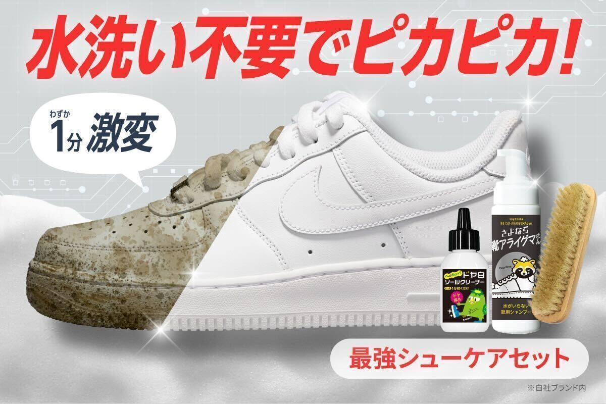 水洗い不要！わずか1分で激変】完璧シューケアセット - CAMPFIRE