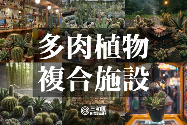 園芸界激震】三和園プロジェクト！多肉植物園の常識を覆す複合施設を