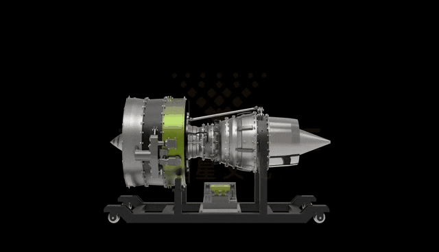 ジェットエンジン プラモデル 組立済 送料無料