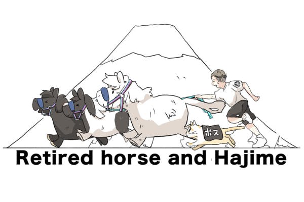 引退馬達にはお仕事はさせない!自由な暮らしを、この場所で創りたい。