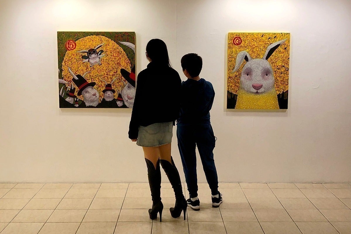 C101】ほし/うさぎ号 キャンパスアート 直筆サイン入り 会場版