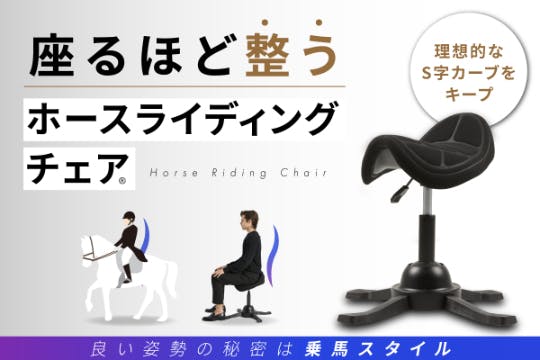 座るほど整う!理想的なS字カーブ。クセになる座り心地。ホース