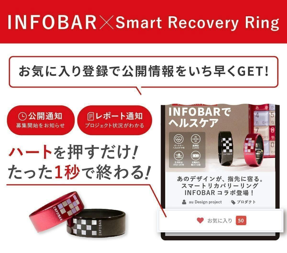 スマートリカバリーリング（リング注文カード）＆サイジングキット スマートリカバリーリング（リング注文カード）＆サイジングキット