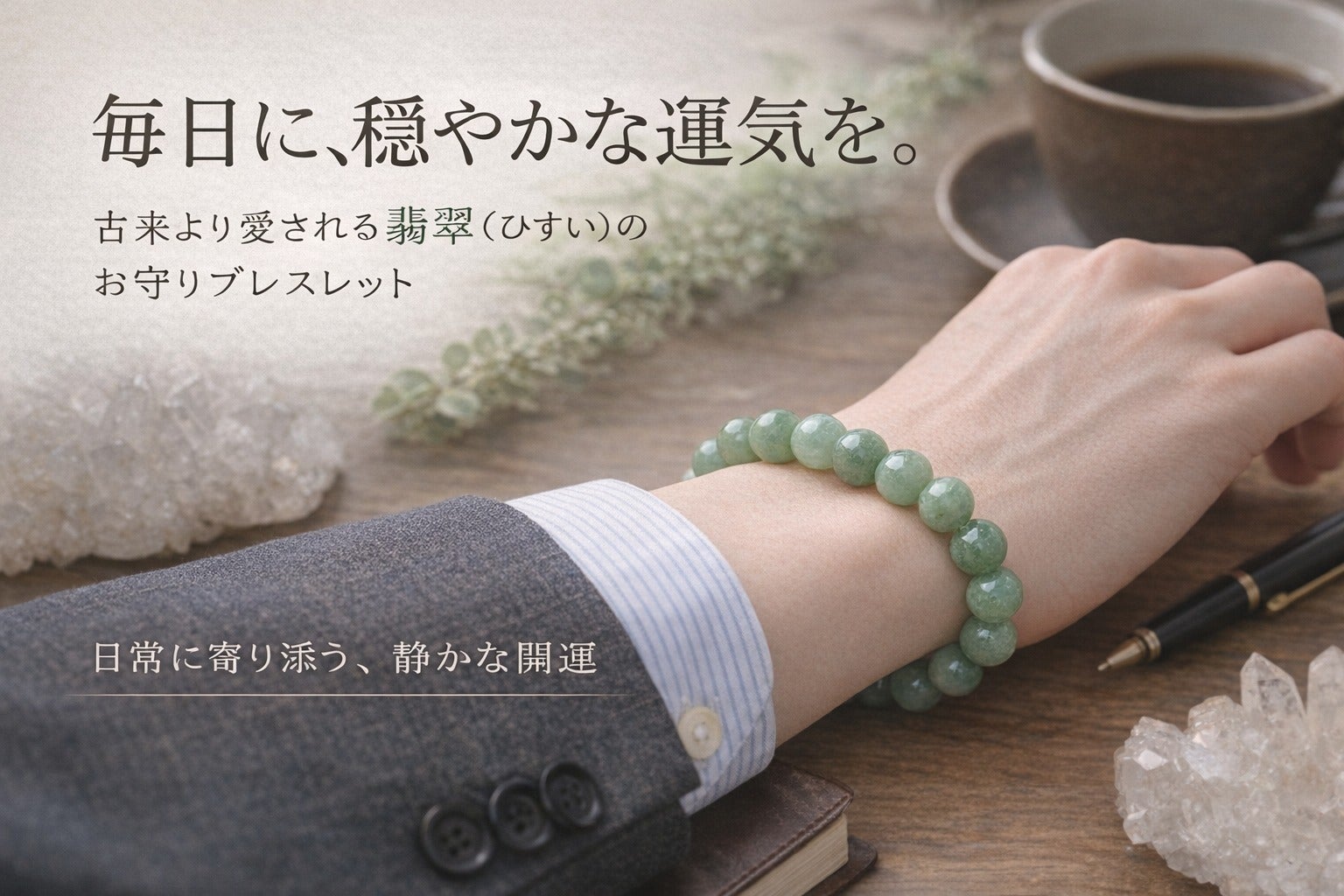 穏やかで強い運気”を日常に。翡翠が導く毎日の調和と活力☆開運翡翠 穏やかで強い運気”を日常に。翡翠が導く毎日の調和と活力☆開運翡翠