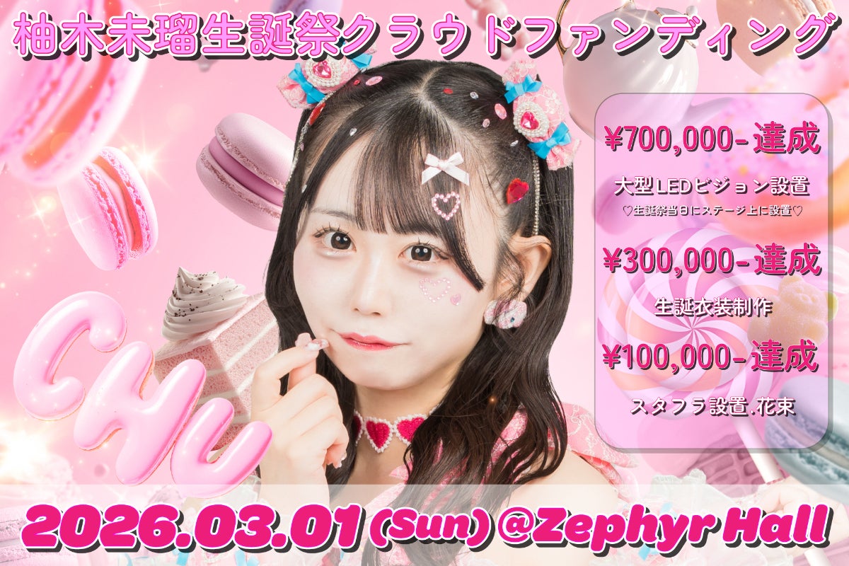 Lollipop♡CHU】柚木未瑠 生誕祭応援プロジェクト - CAMPFIRE