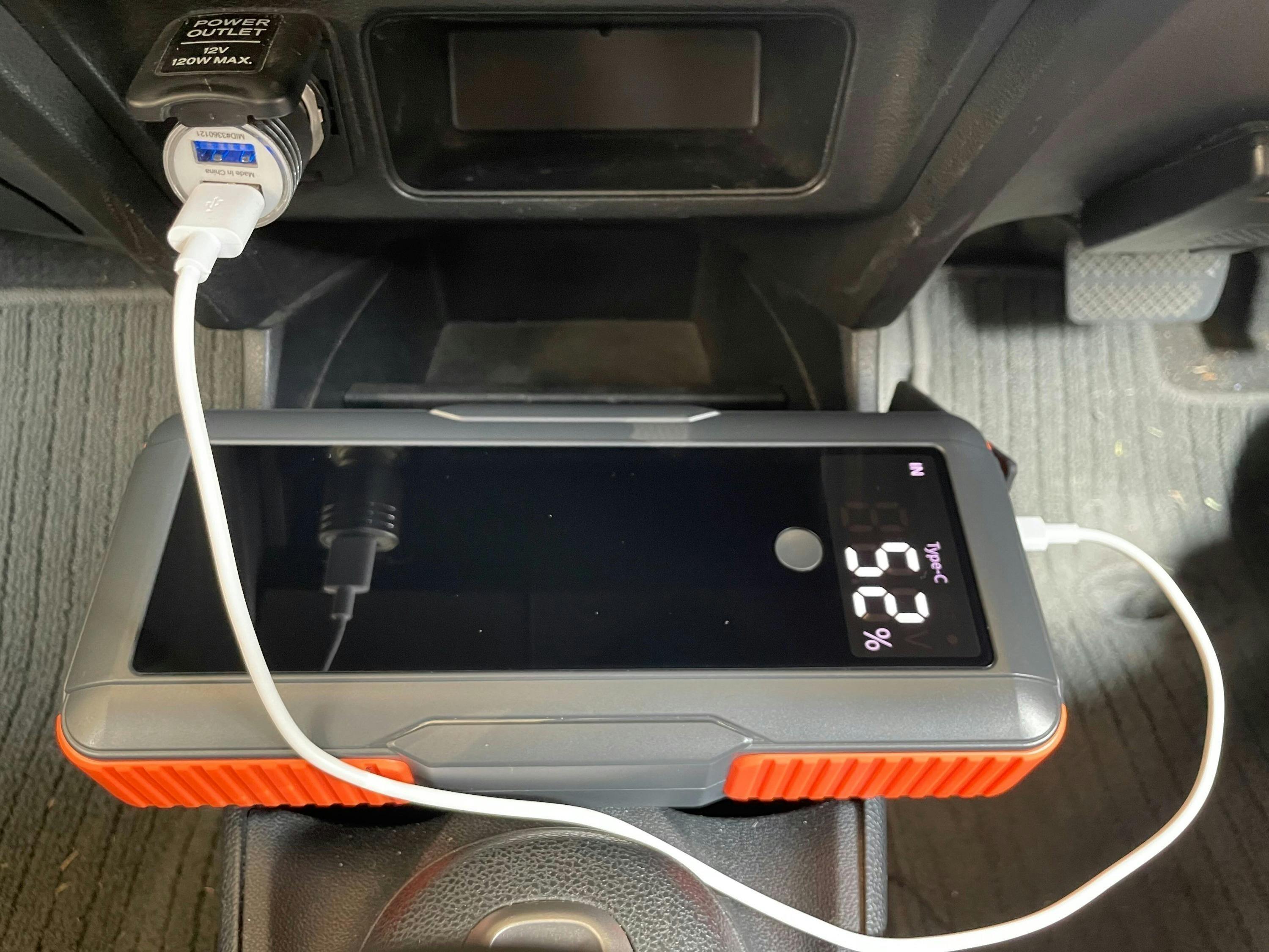 リチウムイオン非搭載】充電不要 スーパーキャパシタ式 ジャンプスターター - CAMPFIRE (キャンプファイヤー) Jeffergarden バッテリーモニター信頼性の高い銅 ABS シャントインジケータ DIY 使用のための完全なアクセサリー車