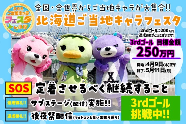 北海道ご当地キャラフェスタを地域活性イベントとして定着させたい