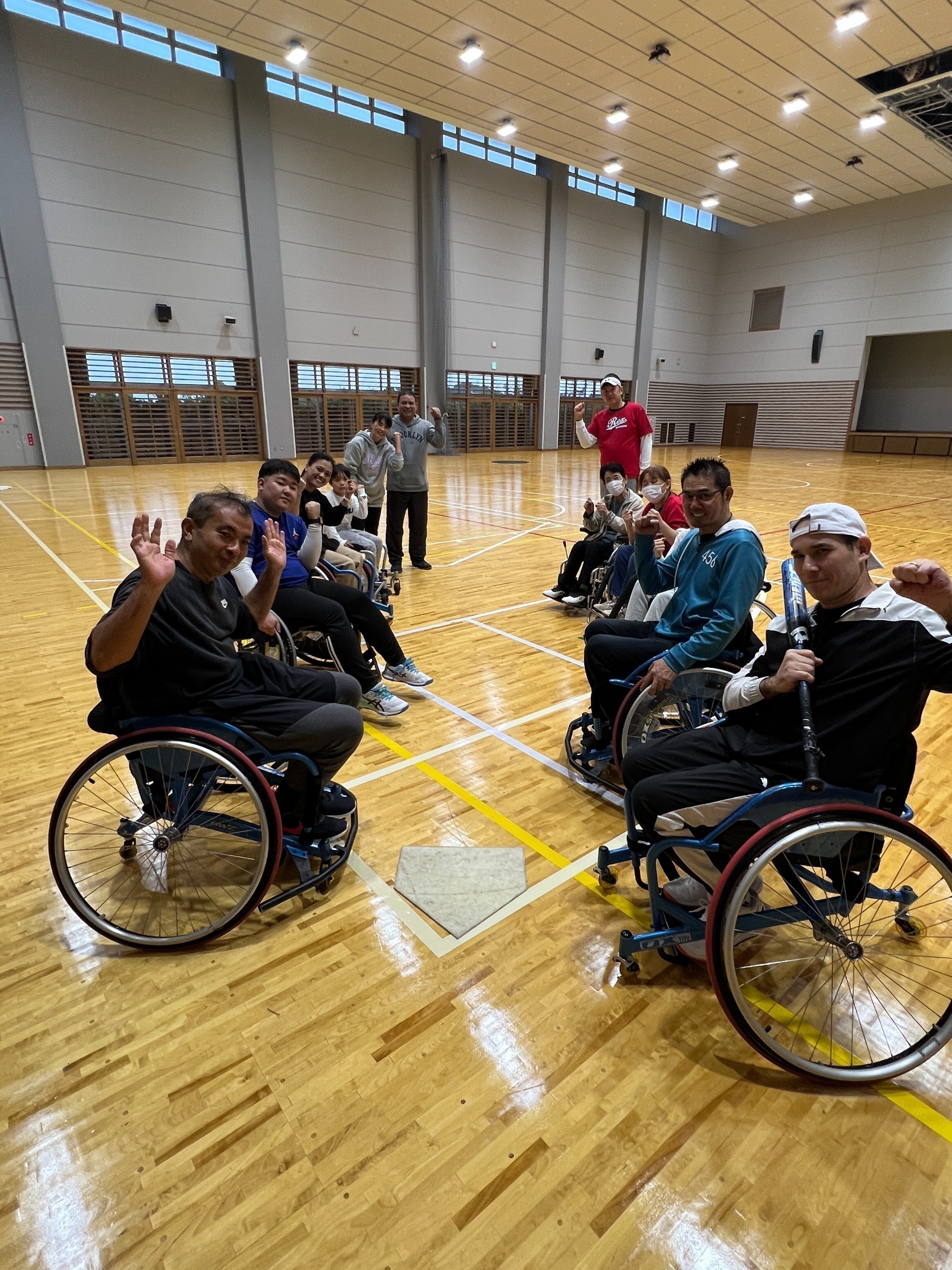 患者運動　長　宏 障がい者でもスポーツを！静岡REX 競技用車椅子プロジェクト