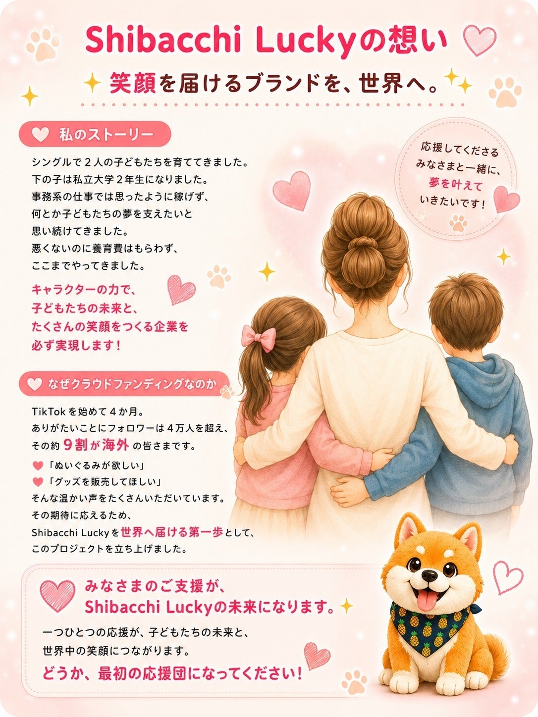 世界へ笑顔を届ける！Shibacchi Lucky挑戦 - CAMPFIRE (キャンプ
