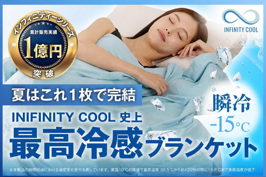 【夏の必需品】熱帯夜を救う-15℃超冷感テクノロジー搭載！独自構造で朝まで快適！