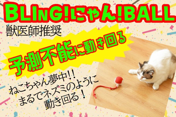【一人で遊ぶ!】猫ちゃん専用のおもしろ動作・ペット用獣医師推奨ガジェットボール