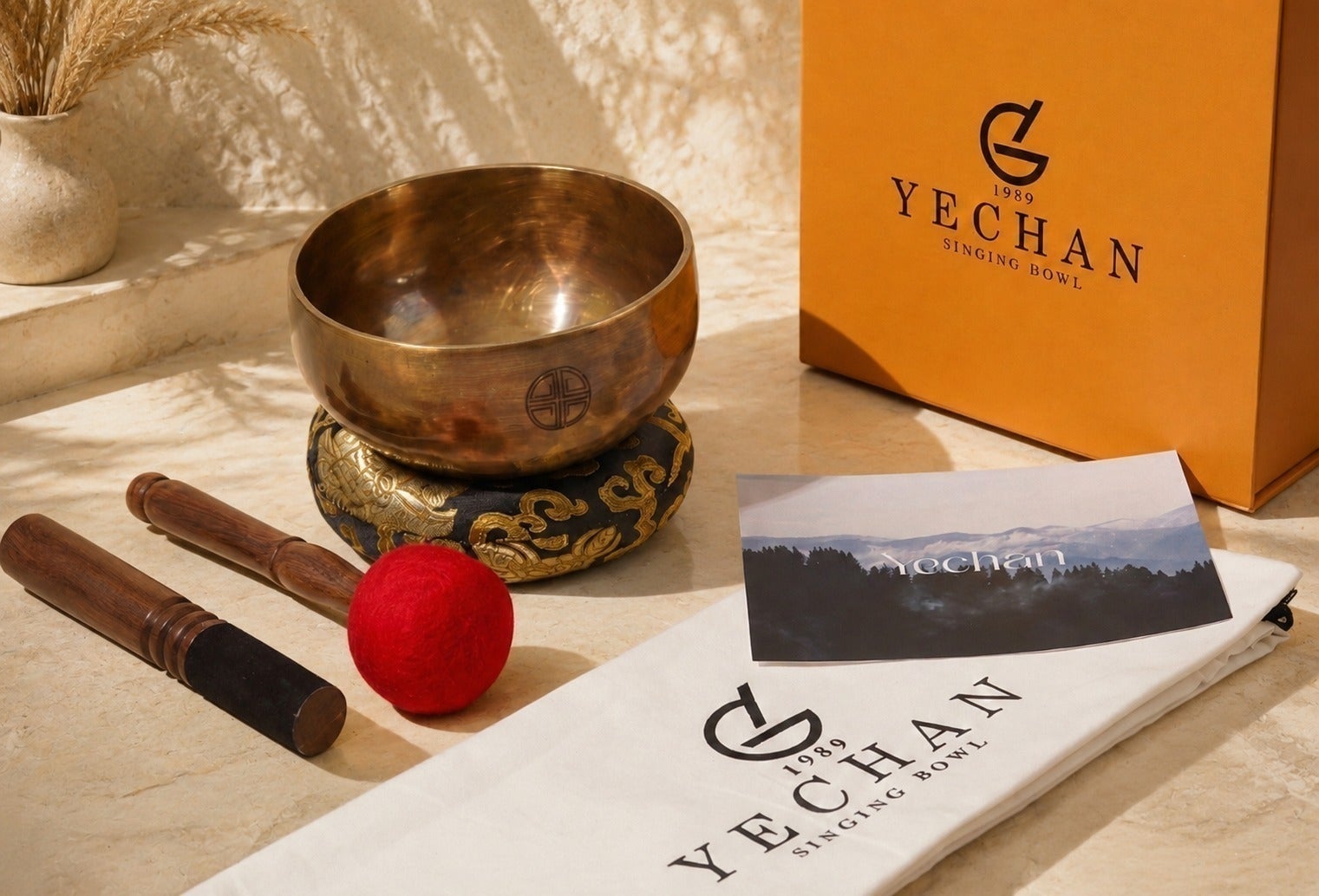 YECHAN 音浴シンギングボウル　Mサイズ直径約16cm 思考を手放す、1日15分の「音浴習慣」 | YECHAN音浴シンギングボウル