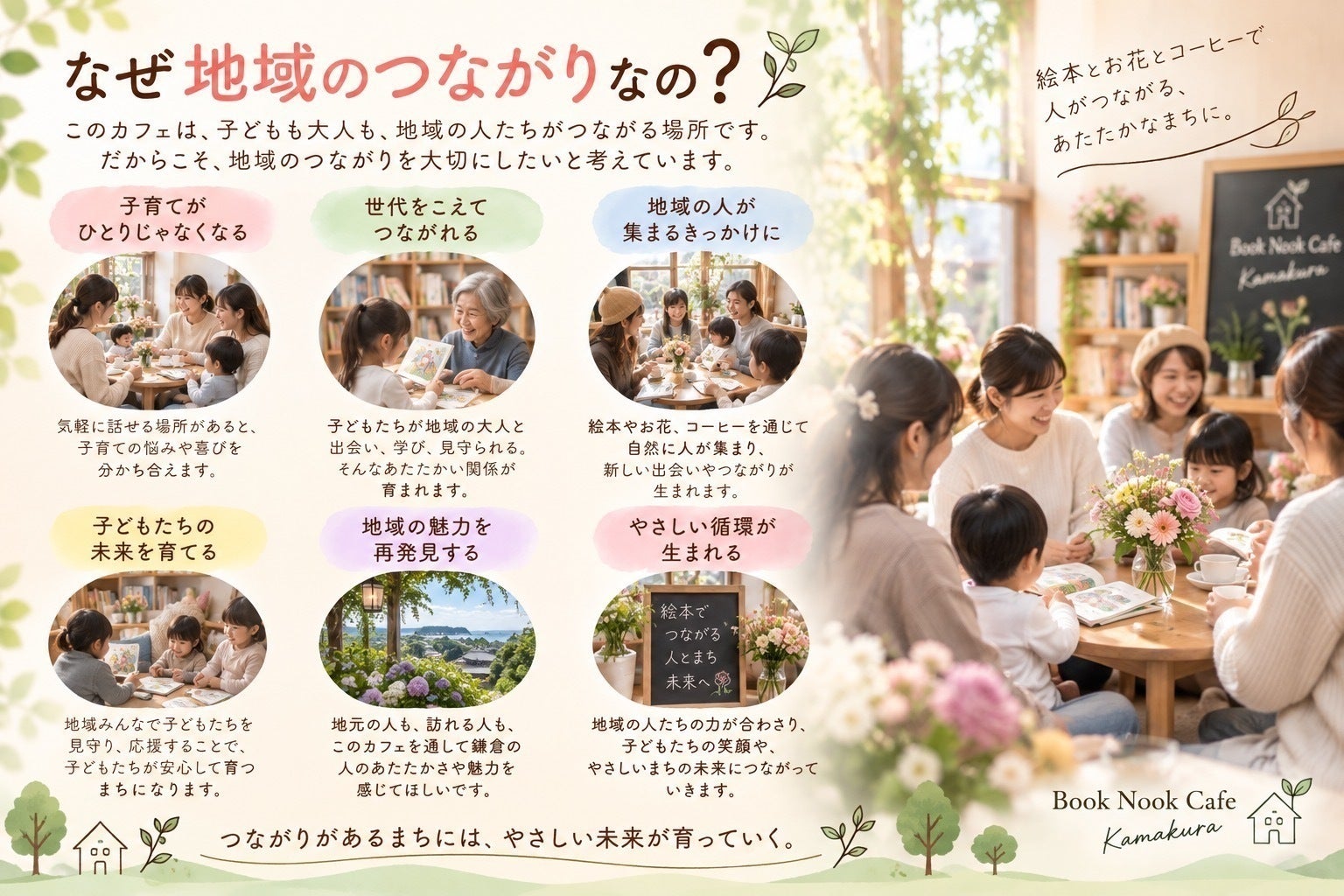 ママも、子どもも、地域の人も。鎌倉に誕生する絵本カフェプロジェクト