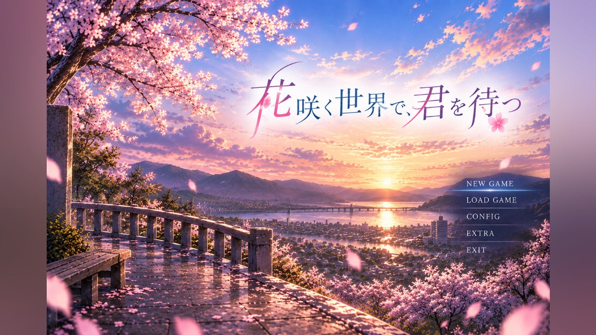 並行世界ファンタジー『花咲く世界で、君を待つ(仮)』ビジュアルノベルゲーム制作