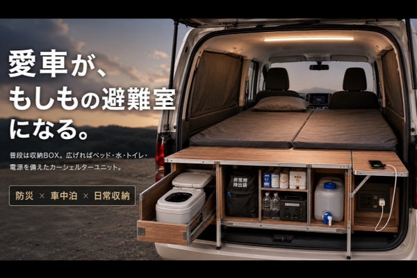 愛車を移動手段から“防災拠点”へ