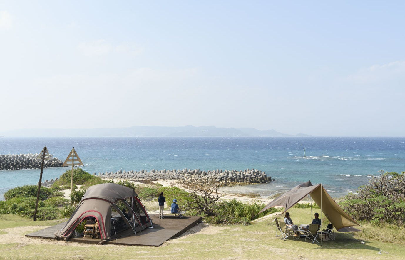 神の島 久高島 の若者の挑戦 島素材を存分に味わうグランピングプロジェクト Campfire キャンプファイヤー