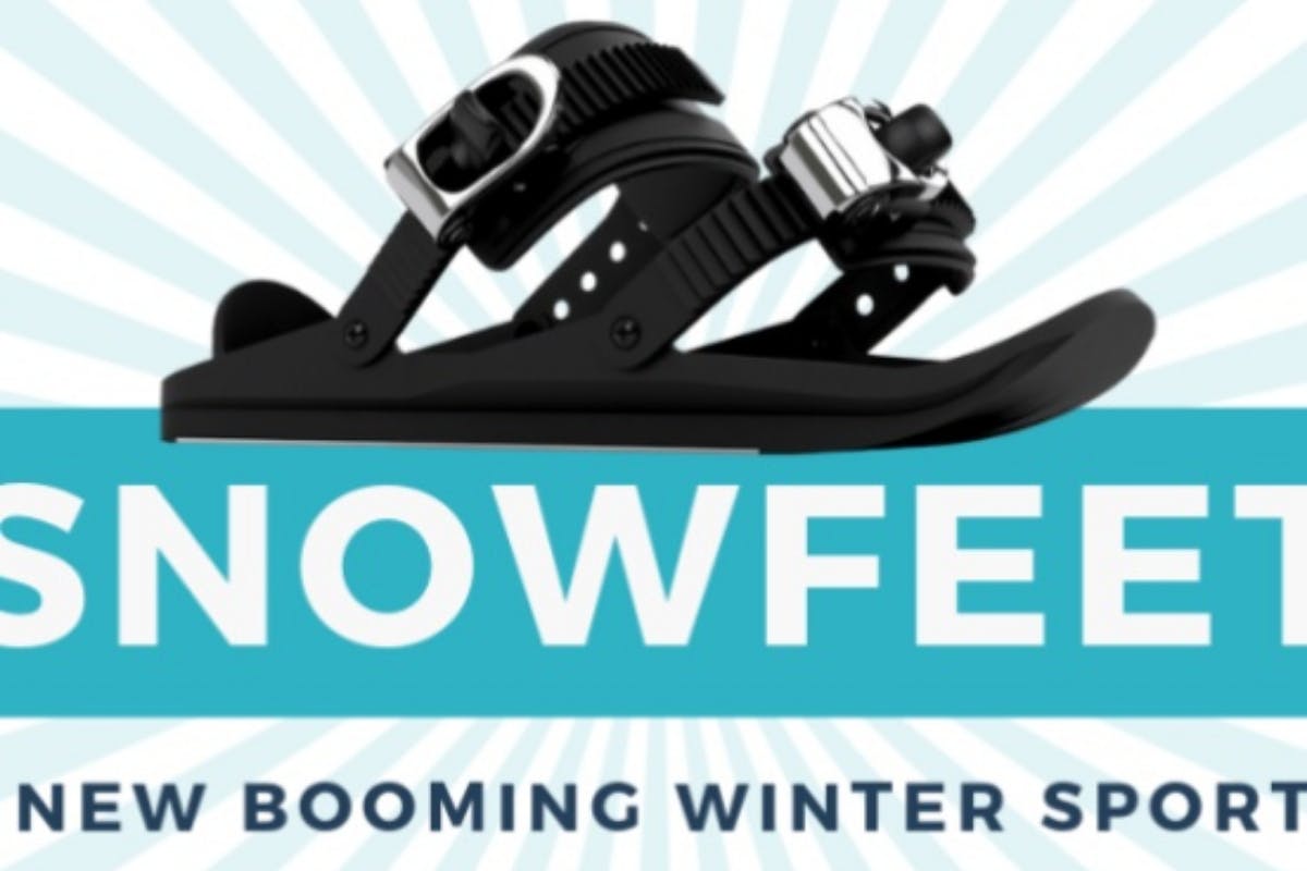 靴を履いたままゲレンデを滑る 海外で話題の新スポーツ Snowfeet Campfire キャンプファイヤー