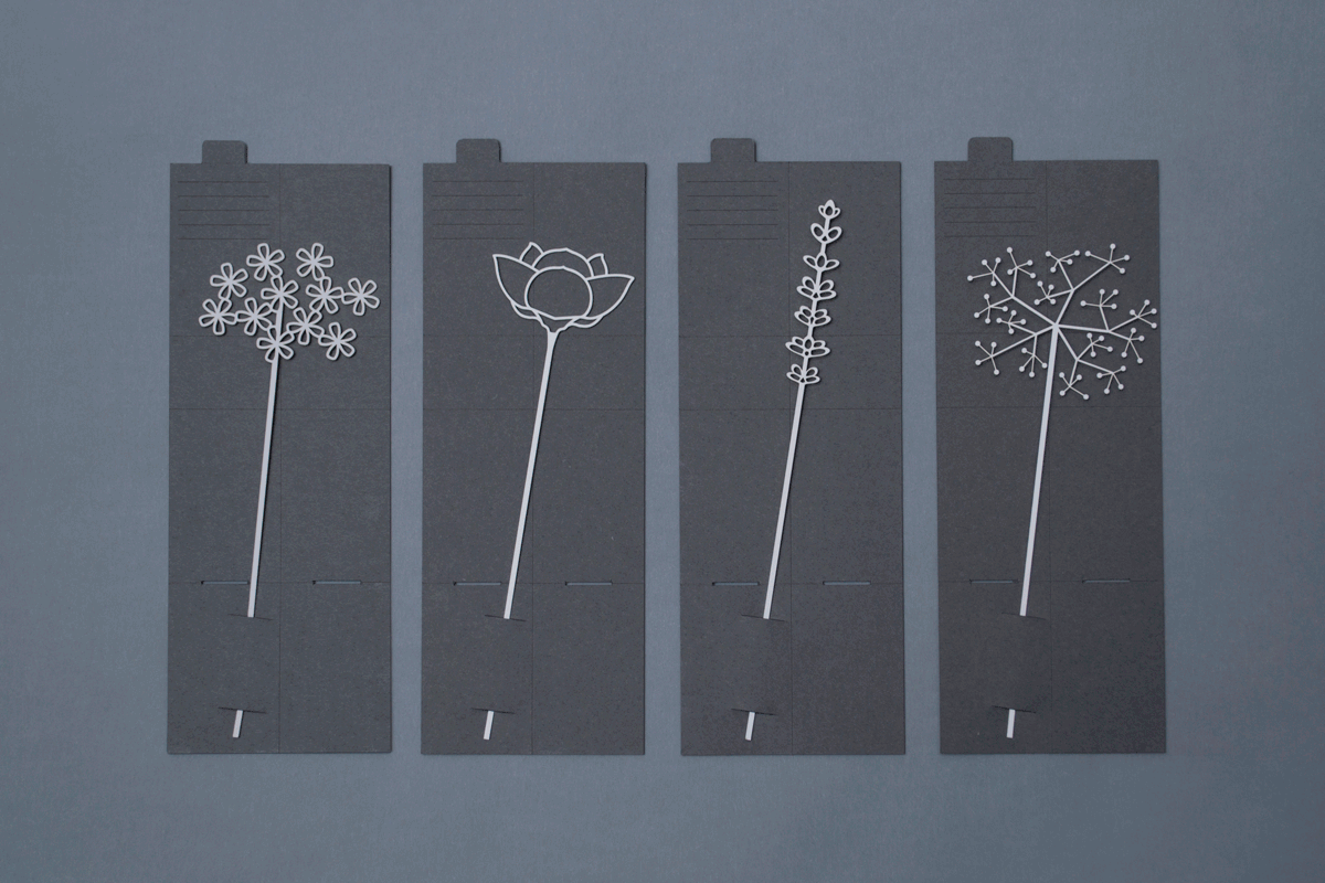 一輪挿しになるレターセット Hanategami Campfire キャンプファイヤー