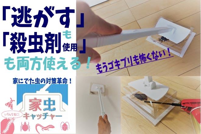 もうゴキブリも怖くない 捕獲し逃がすも殺虫剤も可 新開発 家虫キャッチャー Campfire キャンプファイヤー もうゴキブリも怖くない 捕獲し逃がすも殺虫剤も可 新開発 家虫キャッチャー Campfire キャンプファイヤー