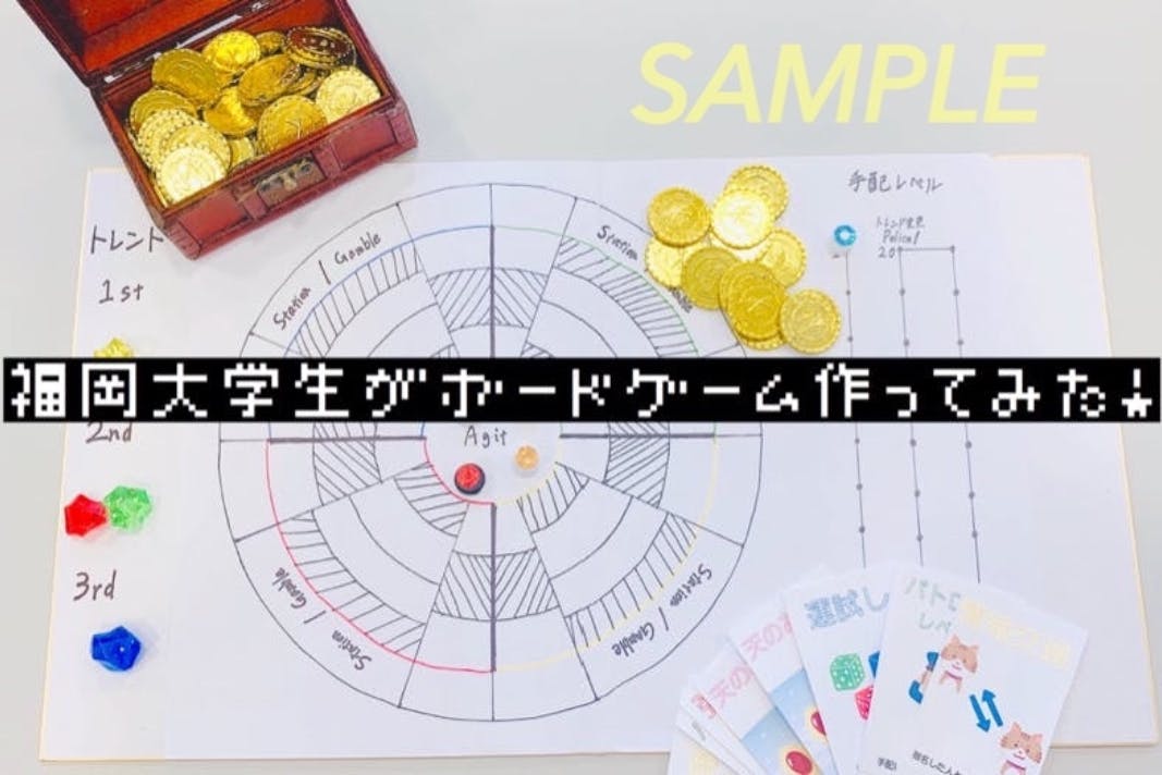 福岡大学生が作ったオリジナルボードゲーム ボナノッテ を売りたい Campfire キャンプファイヤー