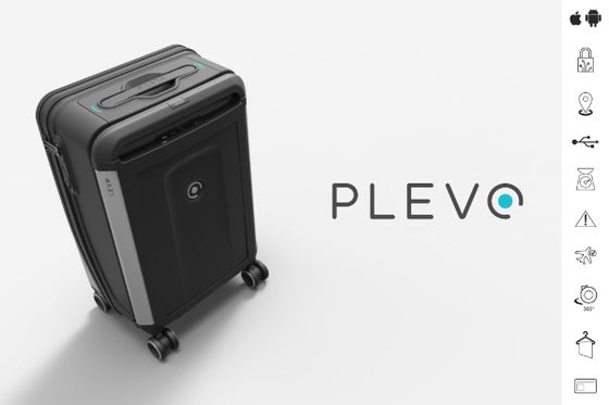 航空会社の基準もクリアした、安全に使える多機能スマートスーツケース:PLEVO