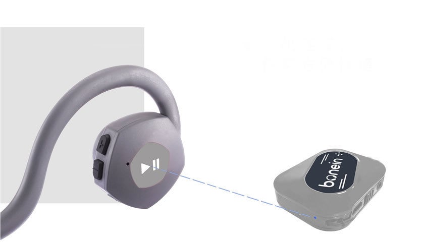MP3内蔵タイプor聴こえの補助タイプ】耳を塞がない！骨伝導ヘッドホン