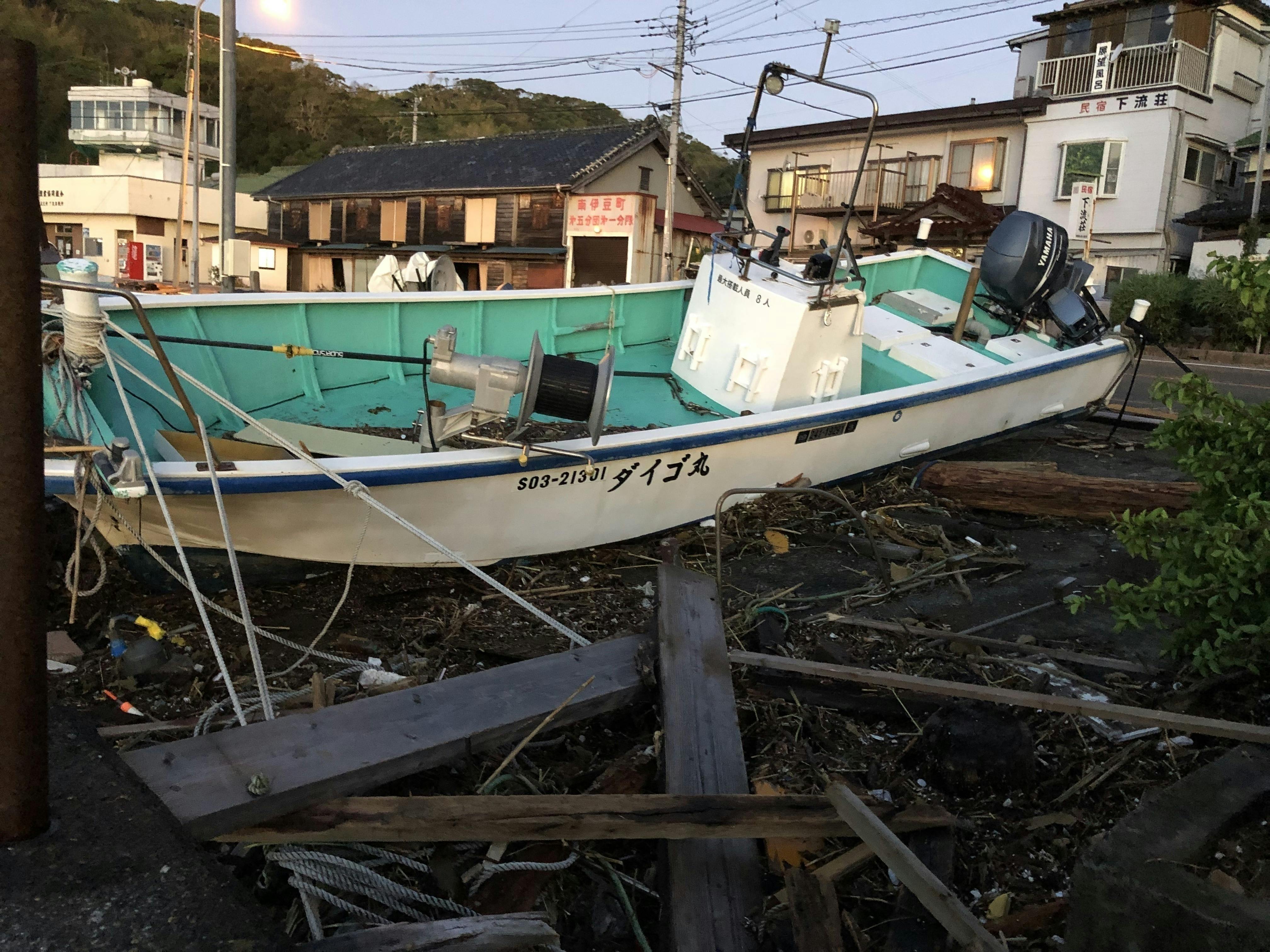 (キャンプファイヤー)　災害支援のお願い】台風19号で大波が襲った南伊豆町下流港の復興PVを作りたい　CAMPFIRE