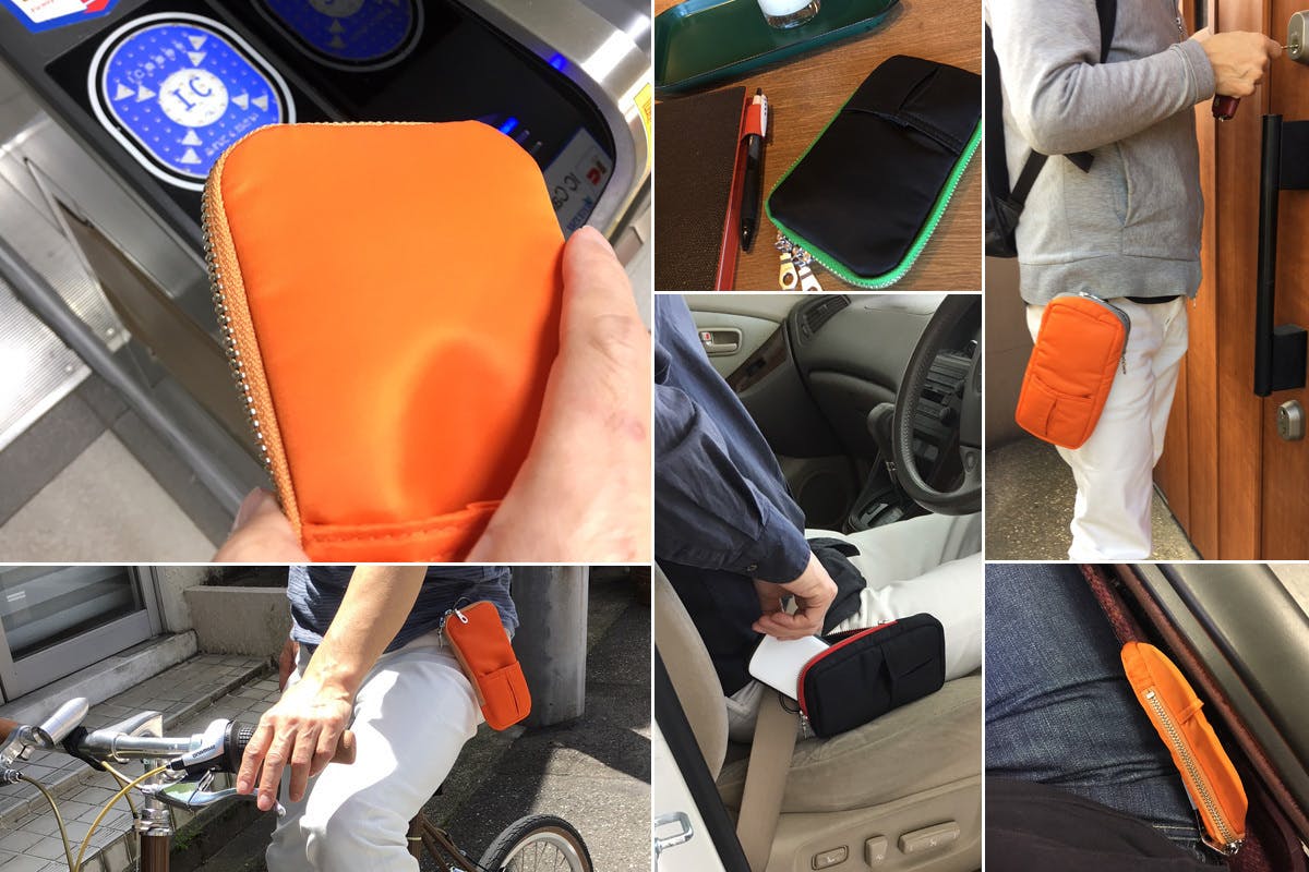 スマホ収納はお任せ 後付けポケット サッソート 手ぶらライフを快適サポート Campfire キャンプファイヤー スマホ収納はお任せ 後付けポケット サッソート 手ぶらライフを快適サポート Campfire キャンプファイヤー