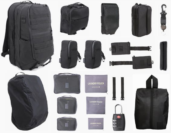 5種の付属ポーチで自由自在に拡張可能 超機能バックパック Bamian Pack Campfire キャンプファイヤー 5種の付属ポーチで自由自在に拡張可能 超機能バックパック Bamian Pack Campfire キャンプファイヤー