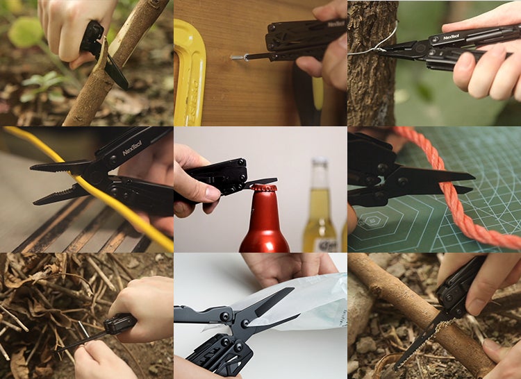 10種類のツールが合体！火起こしまでできる究極のマルチツール