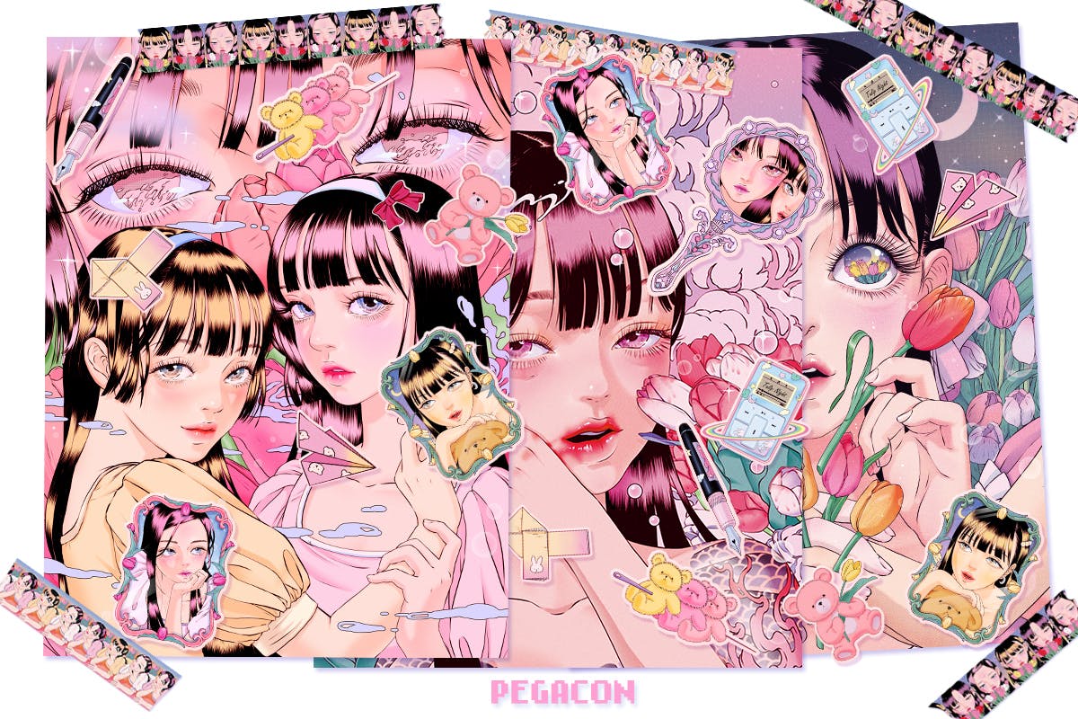 韓国人イラストレーター ペガコン イラストtシャツ グッズ日本初限定販売へのコメント Campfire キャンプファイヤー 韓国人イラストレーター ペガコン イラストtシャツ グッズ日本初限定販売へのコメント Campfire キャンプファイヤー