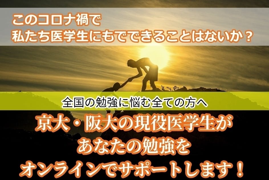 現役京大医学部生 現役阪大医学部生によるオンライン指導塾 京医 阪医への挑戦状 Campfire キャンプファイヤー