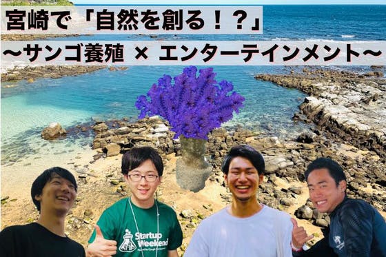 宮崎で「想いの根付いたサンゴ」を育てて、未来の海を守りたい！ CAMPFIRE (キャンプファイヤー)