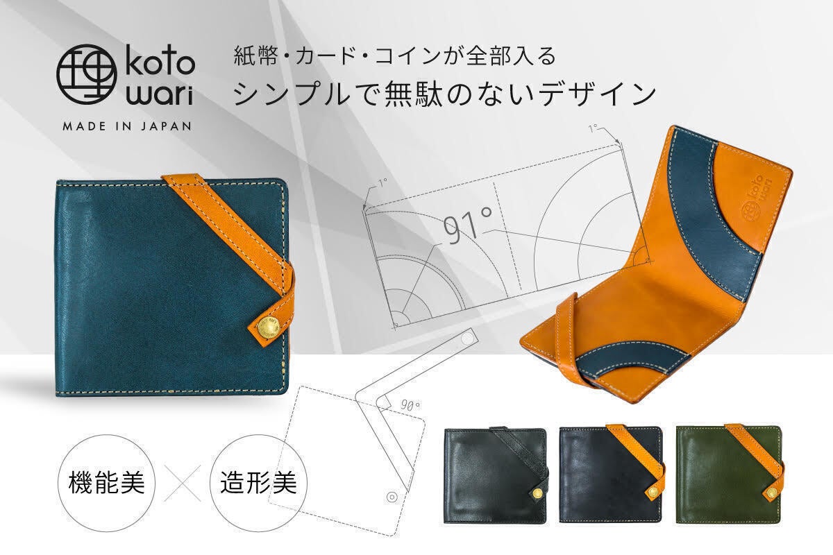 薄さ7mmが魅せる革のテクノロジー｜スマートウォレット【理 kotowari