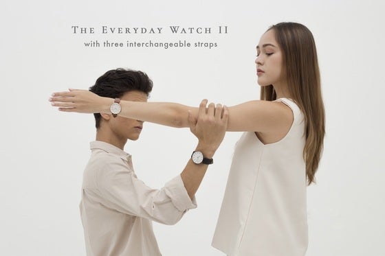 ストラップを付け替えられる腕時計The Everyday Watch II