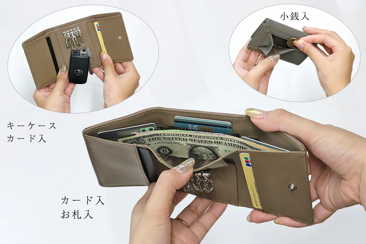 ミニマリストの究極型 財布とキーケースが一体型のハイブリッドキーウォレット アクティビティ Campfire キャンプファイヤー ミニマリストの究極型 財布とキーケースが一体型のハイブリッドキーウォレット アクティビティ Campfire キャンプファイヤー