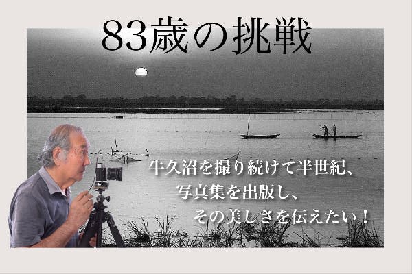 83歳の挑戦 牛久沼を撮り続けて半世紀、写真集を出版し、その美しさを