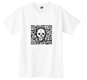 t 人気 シャツ qr コード